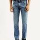 Men's 65504 Light Blue Skinny Fit Mid Rise Jeans - Front View