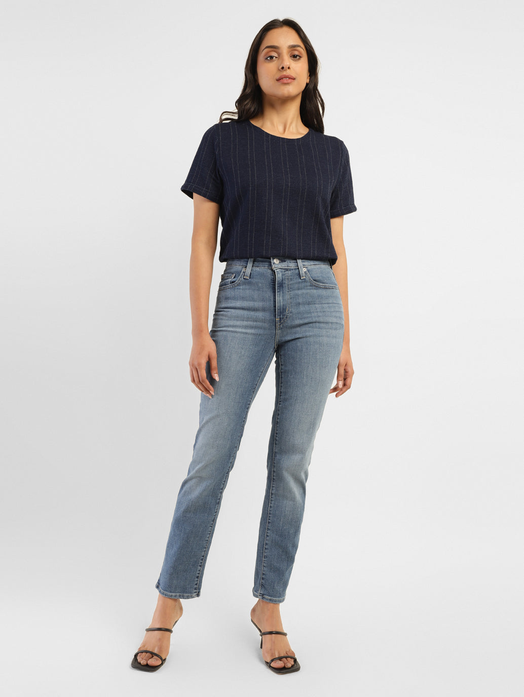 Women's High Rise 724 Straight Fit Jeans