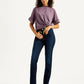 Women's High Rise 724 Slim Fit Navy Jeans