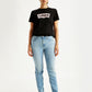 Women's High Rise 724 Slim Fit Light Blue Jeans