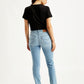 Women's High Rise 724 Slim Fit Light Blue Jeans