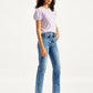 Women's High Rise 724 Slim Straight Fit Indigo Jeans