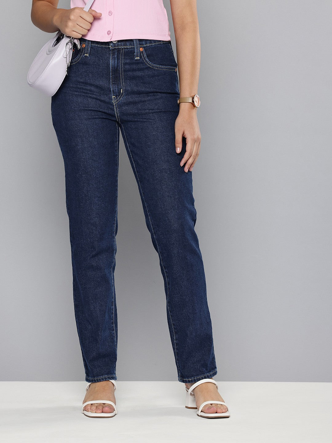 Women's 724 Indigo Straight Fit High Rise Jeans – Levis India Store