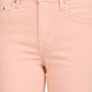 Women's 726 Peach Flared Fit Mid Rise Jeans - Detail View