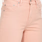 Women's 726 Peach Flared Fit Mid Rise Jeans - Detail View