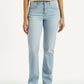 Women's 724 Light Indigo Straight Fit High Rise Jeans - Front View