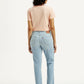 Women's 724 Light Indigo Straight Fit High Rise Jeans - Back View