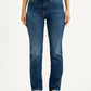 Women's 724 Blue Straight Fit High Rise Jeans - Front View