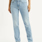 Women's 724 Light Blue Straight Fit High Rise Jeans - Front View