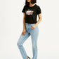 Women's 724 Light Blue Straight Fit High Rise Jeans - Side View