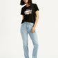 Women's 724 Light Blue Straight Fit High Rise Jeans - Styleshot View