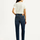 Women's 724 Navy Slim Straight Fit Mid Rise Jeans - Back View