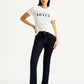 Women's 724 Navy Straight Fit High Rise Jeans - Styleshot View