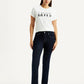 Women's 724 Navy Straight Fit High Rise Jeans - Front View