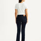 Women's 724 Navy Straight Fit High Rise Jeans - Back View