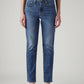 Women's 724 Med Indigo Slim Straight Fit High Rise Jeans - Front View