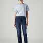 Women's 724 Dark Indigo Slim Straight Fit High Rise Jeans - Front View