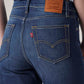 Women's 724 Dark Indigo Slim Straight Fit High Rise Jeans - 20 View