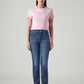 Women's 724 Blue Slim Straight Fit High Rise Jeans - Front View