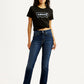 Women's 724 Dark Indigo Slim Straight Fit High Rise Jeans - Styleshot View