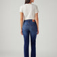 Women's 724 Dark Blue Slim Straight Fit High Rise Jeans - Back View