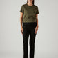 Women's 724 Black Straight Fit High Rise Jeans - Front View