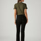 Women's 724 Black Straight Fit High Rise Jeans - Back View