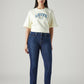 Women's 724 Dark Indigo Slim Straight Fit High Rise Jeans - Front View
