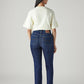 Women's 724 Dark Indigo Slim Straight Fit High Rise Jeans - Back View