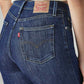 Women's 724 Dark Indigo Slim Straight Fit High Rise Jeans - Detail View