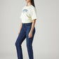 Women's 724 Dark Indigo Slim Straight Fit High Rise Jeans - Side View