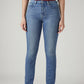 Women's 724 Blue Slim Straight Fit High Rise Jeans - 20 View
