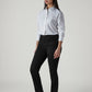 Women's 724 Black Slim Straight Fit High Rise Jeans - Side View