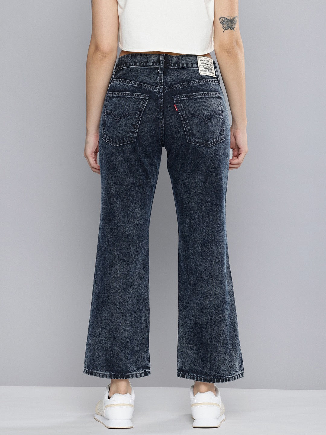 Women's Blue Bootcut Fit Mid Rise Jeans - 69dd7715-e4b8-4bc7-8047-f3cf285fd6d11719560008911-Levis-Women-Jeans-1921719560008360-3 View