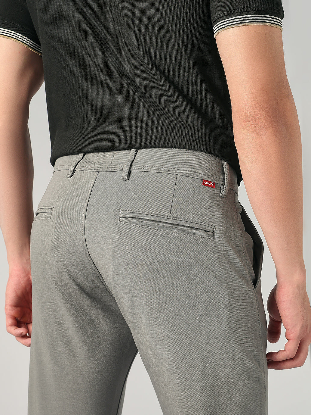 Men's 511 Grey Slim Fit Mid Rise Chinos - 312f998f-783d-462a-971c-5b61a81256d5 View