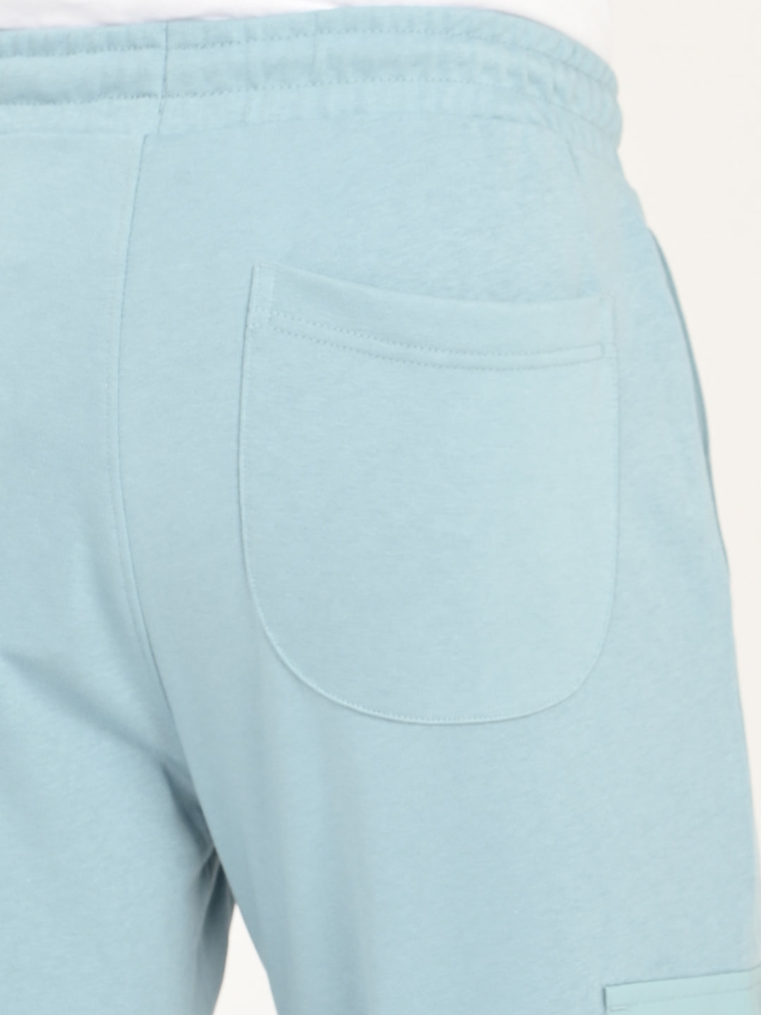 Men's Light Blue Solid Joggers - 55737c31-fcef-4511-a3a9-cc409bba3fea View