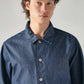 Men's Blue Checkered Relaxed Fit Chambray Shacket - b2557017-9769-405d-9616-e062db15ade7 View