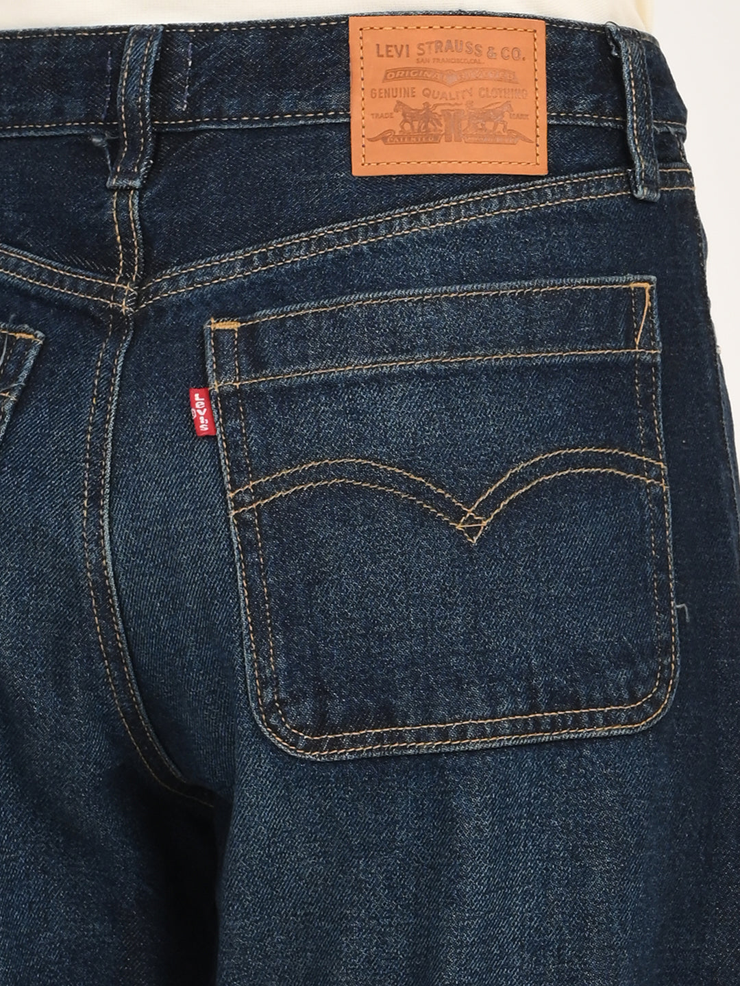 Women's Blue Barrel Loose Fit Mid Rise Jeans - e7d6c37a-8ca1-46a5-9f70-1b6a5fb90a6a View