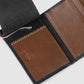 Men's Black Solid Card Holder - 706dfe75-9294-448b-99dd-198e6cefabad1742210059386-Men-Black--Tan-solid-Leather-Cardholder-9851742210058943-5 View