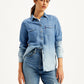 Women's Solid Regular Fit Denim Shirt