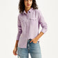 Women's Solid Regular Fit Denim Shirt - ada0c1ad-2f28-48e0-a55d-77718e920275 View