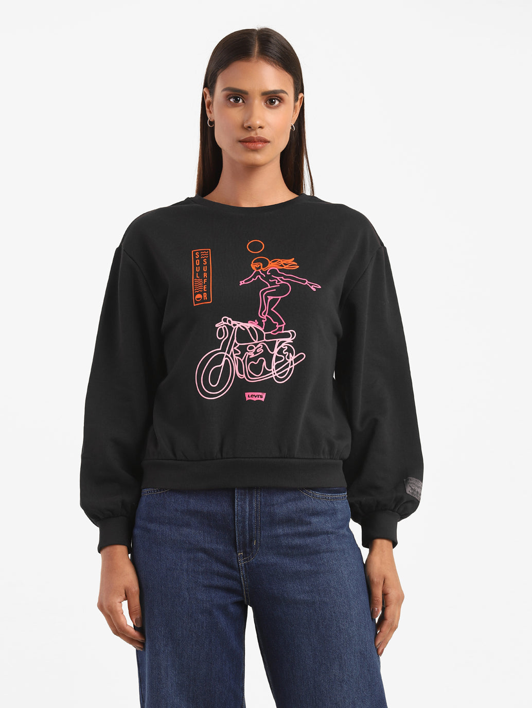 Graphic Sweatshirt From The Levi's Motorcycle Collection