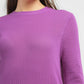 Women's Solid Round Neck Sweater
