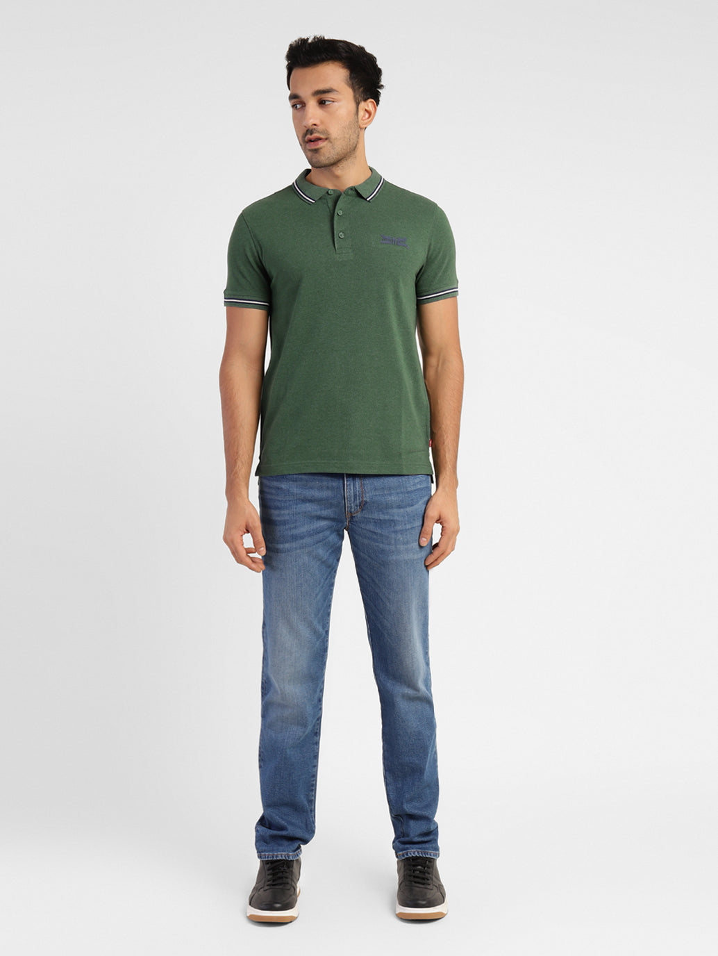 Men's Solid Polo T-shirt