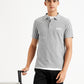 Men's Solid Slim Fit Polo T-Shirt - 4d723b9b-c20c-4ce0-9fbb-35c9a6eb74d2 View