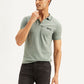 Men's Solid Slim Fit Polo T-shirt - 46d18a40-1bf0-4415-a142-1a484d2a624e View