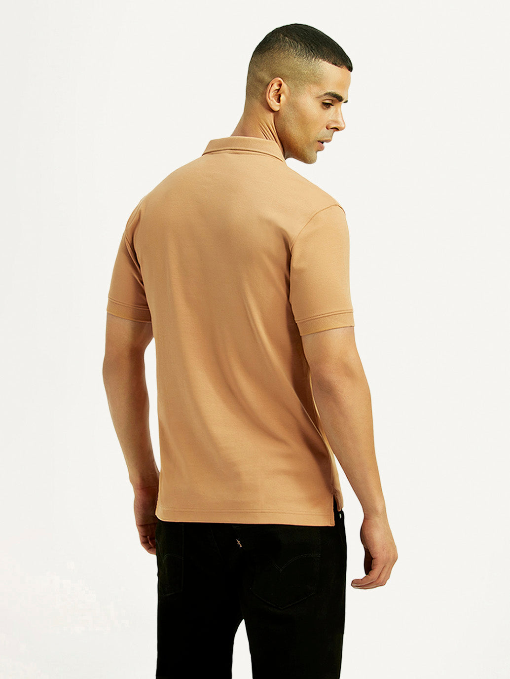 Men's Solid Slim Fit Polo T-shirt - b38d9f84-fbd7-4cd0-b45d-4b00db82a64f View