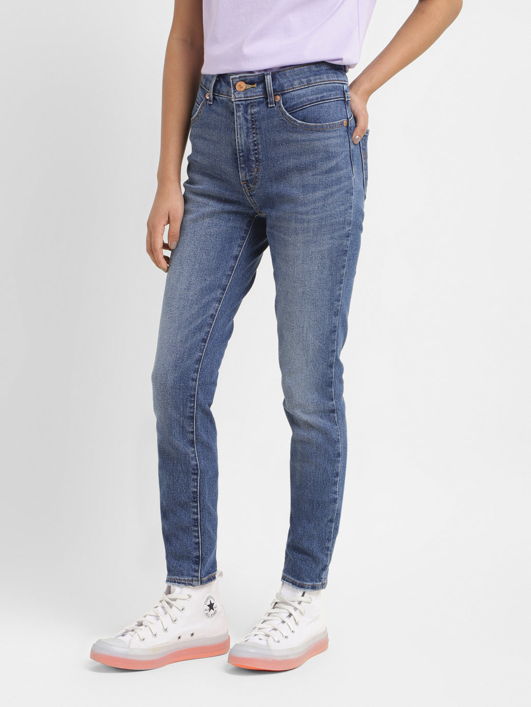 Women's High Rise Skinny Fit Jeans