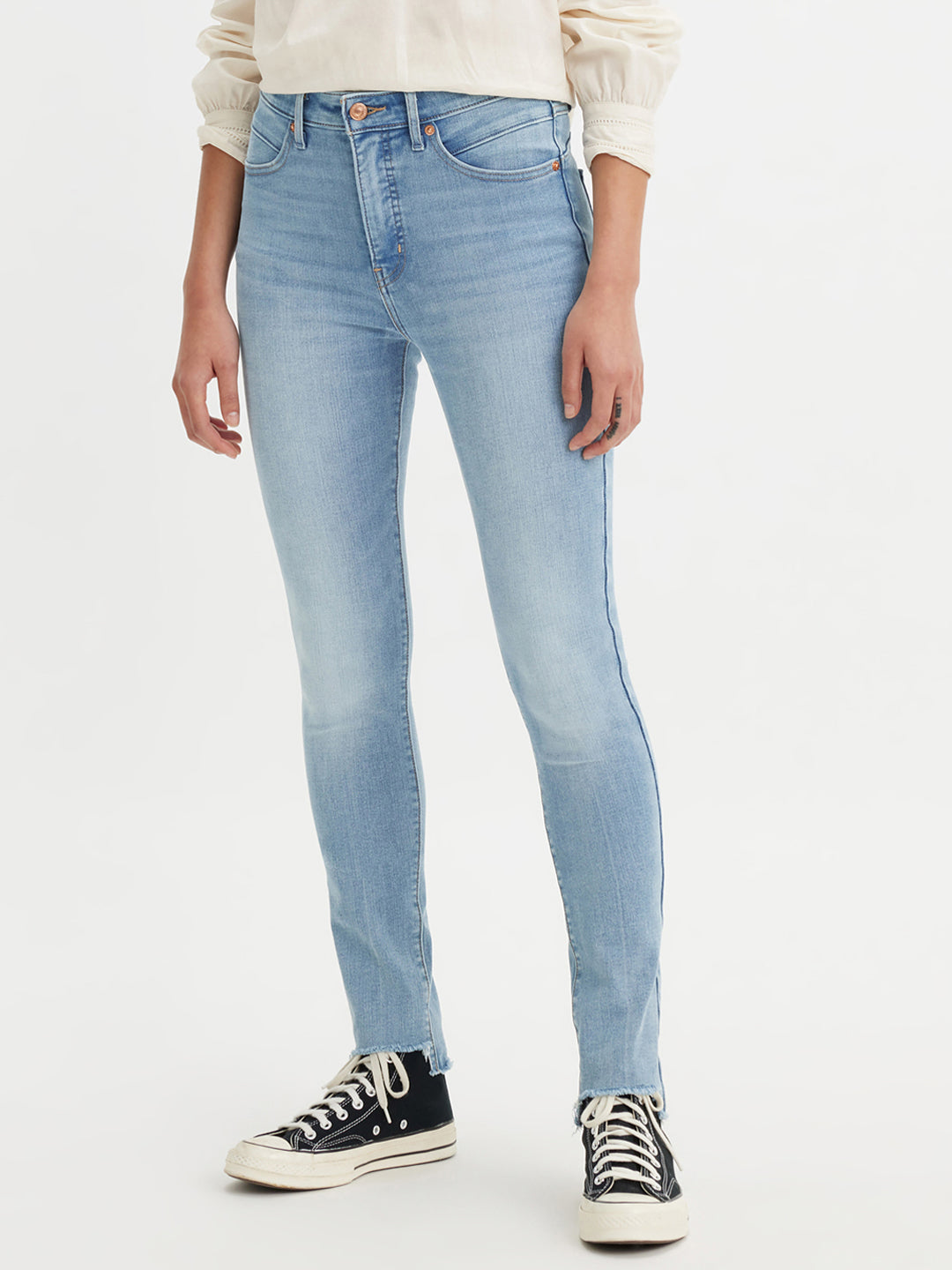 Women's High Rise Revel Shaping Skinny Light Blue Jeans