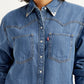 Women's Solid Relaxed Fit Denim Shirt - 7521b994c15391573bdc2699d28aefaa View